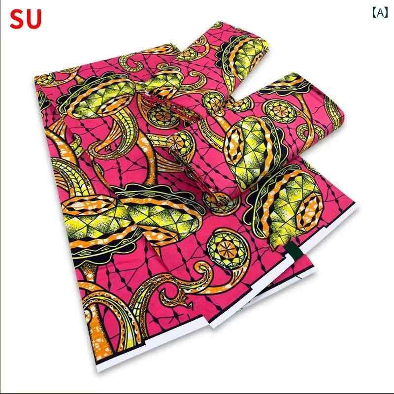 生地 布 テキ アフリカン スーパー ワックス 100 綿 アフリカ エスニック シースルー 透け感 透け感 透け感 プリント バティック 1 ピース