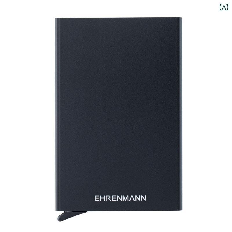 名刺 ケース おしゃれ ドイツ おしゃれ 自動 ホルダー 薄手 涼しい カード ボックス メンズ レディース ボックス アルミ 合金