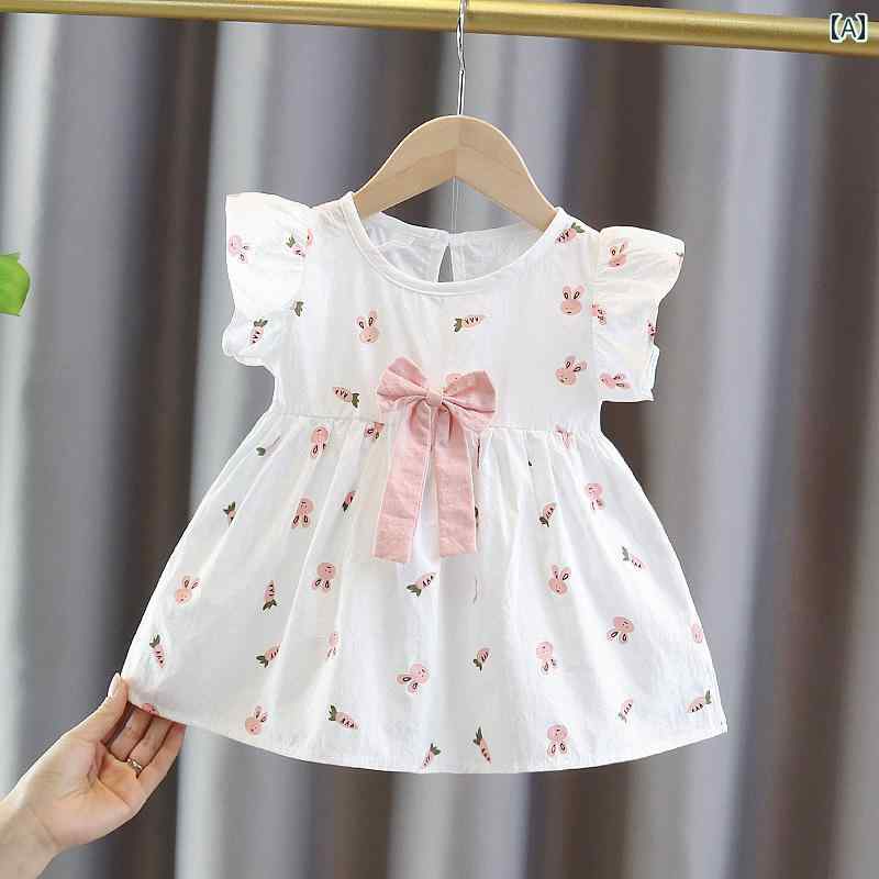 ワンピース 女の子 キッズ 子供 かわいい 赤ちゃん 夏 半袖 ベビー プリンセス 夏 サスペンダー 1歳