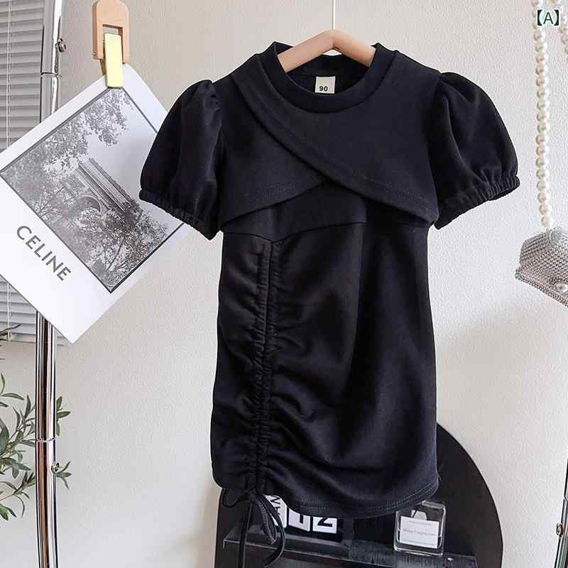 子供服 女の子 セットアップ おしゃれ カジュアル 夏 韓国 赤ちゃん カジュアル 2点 セット 綿 ガール スカート