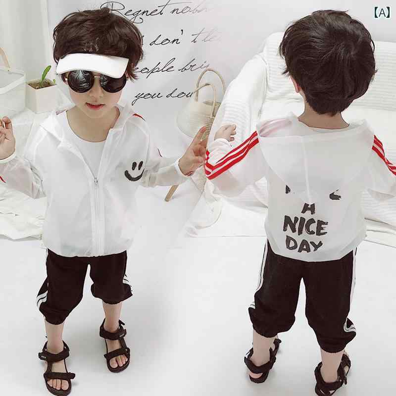 男の子の 赤ちゃん 日焼け防止 服 