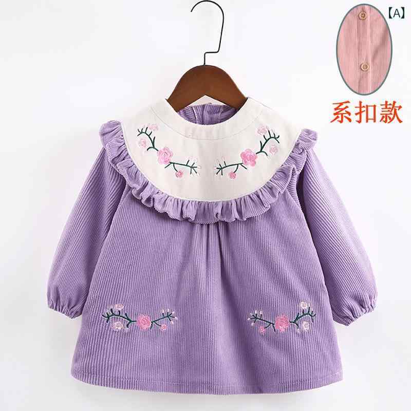 スモック 女の子 キッズ 子供 かわいい ベビー カバー オール お食事 ベビー 防水 防汚 ライス ポケッ..