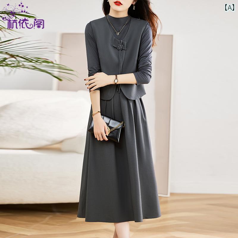 セットアップ レディース 上品 おしゃれ 秋 婦人服 風 3点 セット 一式