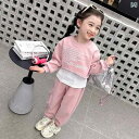 子供服 女の子 セットアップ かわいい おしゃれ こども 春秋 レディース プリント 12ヶ月 セット