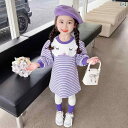 子供服 女の子 セットアップ かわいい おしゃれ 秋 綿 ラウンドネック 長袖 ニット ドレス レギンス 韓国