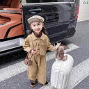 子供服 女の子 セットアップ かわいい おしゃれ 春 シングルブレスト ワークジャケット ハイネック 長袖 ボトム シャツ ワイド パンツ 3点