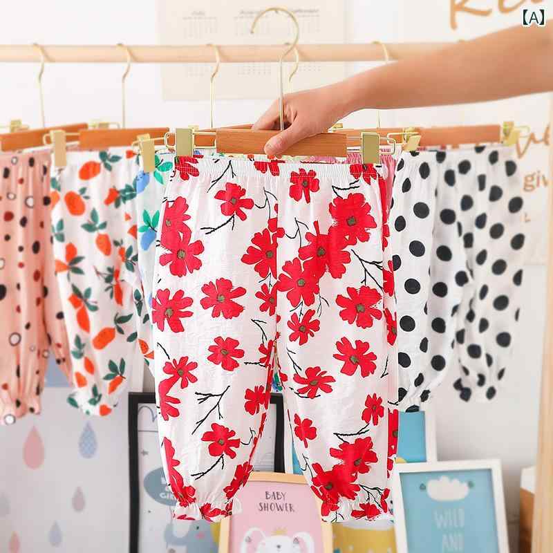 ズボン 女の子 子供 パンツ キッズ カジュアル おしゃれ 春夏 防蚊 防蚊 エアコン カジュアル シワ 加工 パジャマ ロング トレンド