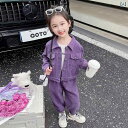 子供服 女の子 セットアップ かわいい おしゃれ 春 ピンクコーデュロイ ワークジャケット カジュアル パンツ ズボン おしゃれ