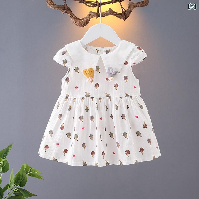 子供服 女の子 キッズ かわいい ベビー プリンセス コットン 夏 スカート 月齢 赤ちゃん