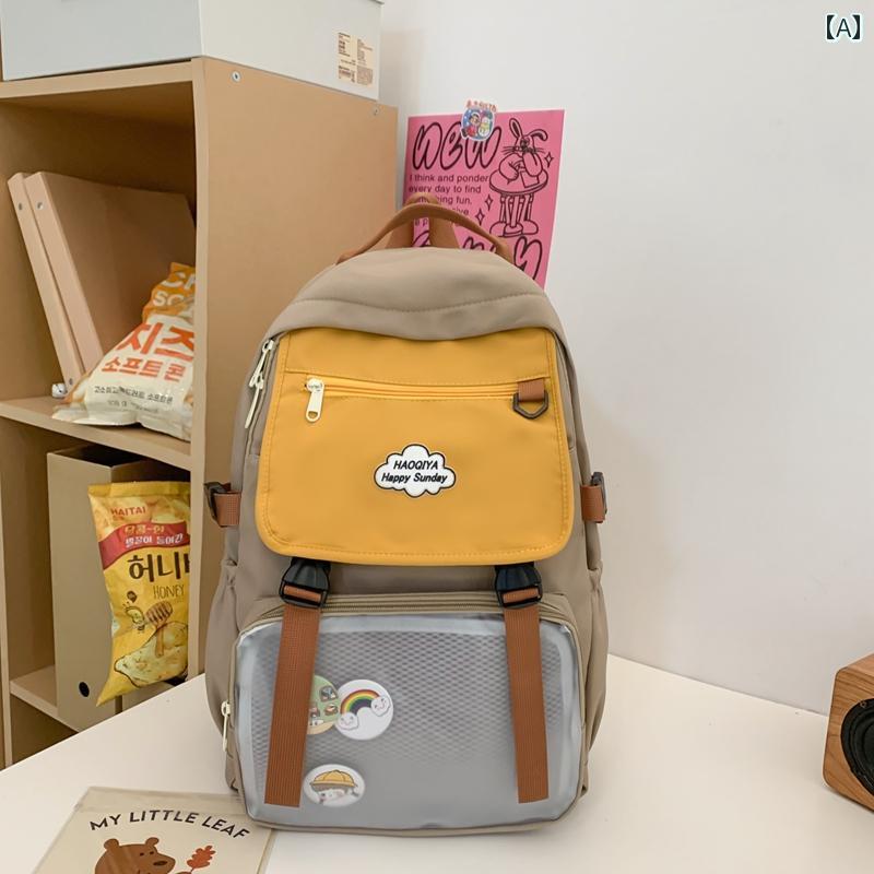 キッズ かばん バッグ 男の子 女子 レディース 和 かわいい キャンパス バッグ 中 バック パック 白 コ..