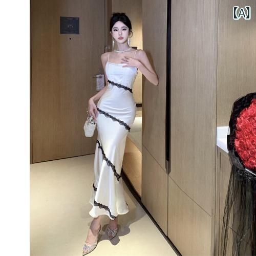 レディース ファッション フランス ユニーク 美しい レース サスペンダー ドレス セクシー ドレス レディース ファッション フランス ユニーク 美しい レース サスペンダー ドレス セクシー ドレス