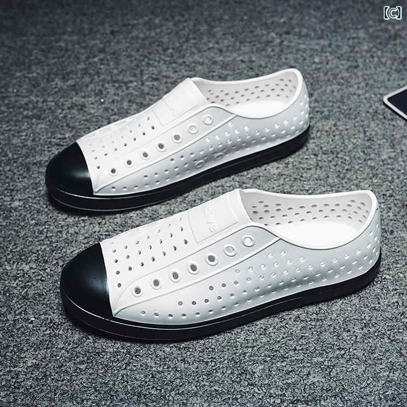 レディース シューズ 夏 白 靴 耐 下駄 アウトドア ビーチ ィ メンズ 韓国 サンダル