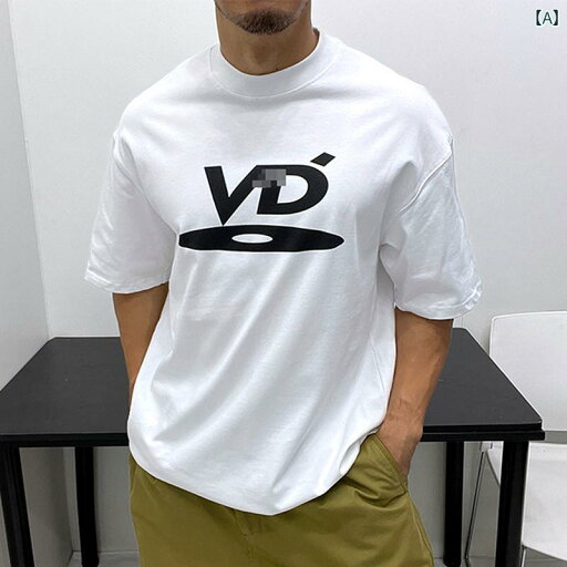 メンズ 厚手 綿 小さめ ネック ライン ゆったり 半袖 Tシャツ スポーツ 強い シンプル メンズ 厚手 綿 小さめ ネック ライン ゆったり 半袖 Tシャツ スポーツ 強い シンプル