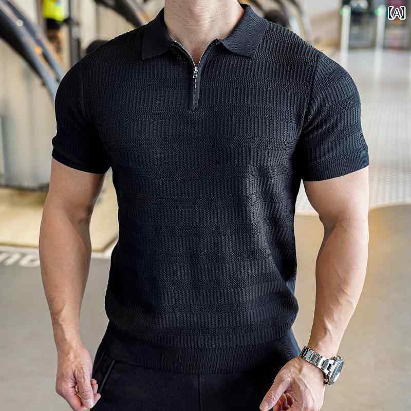 メンズ 究極 サポート 春夏 ランニング トレーニング スポーツフィットネス 半袖 Tシャツ 無地 トップスス ポロシャツ