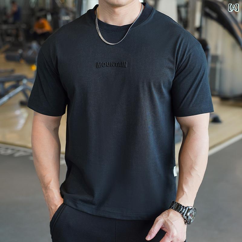 メンズ 究極 サポート 夏 ランニング トレーニング スポーツフィットネス 半袖 Tシャツ カジュアル ソ..