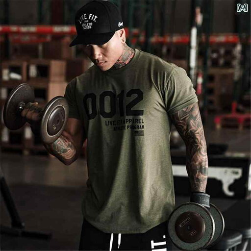 メンズ スポーツ 半袖 Tシャツ 筋肉 マッチョ 示 フィットネス アメリカン ラウンドネック 通気性 快適 ストレッチ ランニング トレーニング サイズ メンズ スポーツ 半袖 Tシャツ 筋肉 マッチョ 示 フィットネス アメリカン ラウンドネック 通気性 快適 ストレッチ ランニング トレーニング サイズ