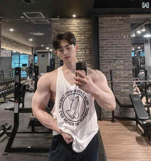 メンズ フィットネス インター スポーツ ベスト ノースリーブ トップスス アンダー シャツ Tシャツ ストレッチ 綿 アイアンマッスル メンズ フィットネス インター スポーツ ベスト ノースリーブ トップスス アンダー シャツ Tシャツ ストレッチ 綿 アイアンマッスル