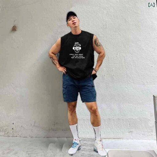 メンズ ノースリーブ Tシャツ ベスト カジュアル ラウンドネック チョッキ アメリカ 快適 トップスス 夏 メンズ ノースリーブ Tシャツ ベスト カジュアル ラウンドネック チョッキ アメリカ 快適 トップスス 夏