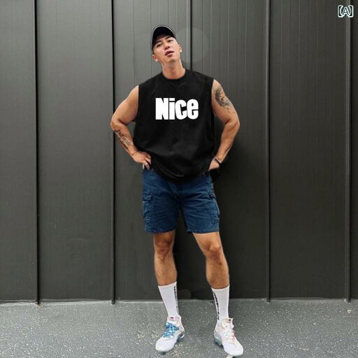 メンズ 夏 スポーツ ベスト チョッキ カジュアル フィットネス トップスス ノースリーブ Tシャツ メンズ 夏 スポーツ ベスト チョッキ カジュアル フィットネス トップスス ノースリーブ Tシャツ