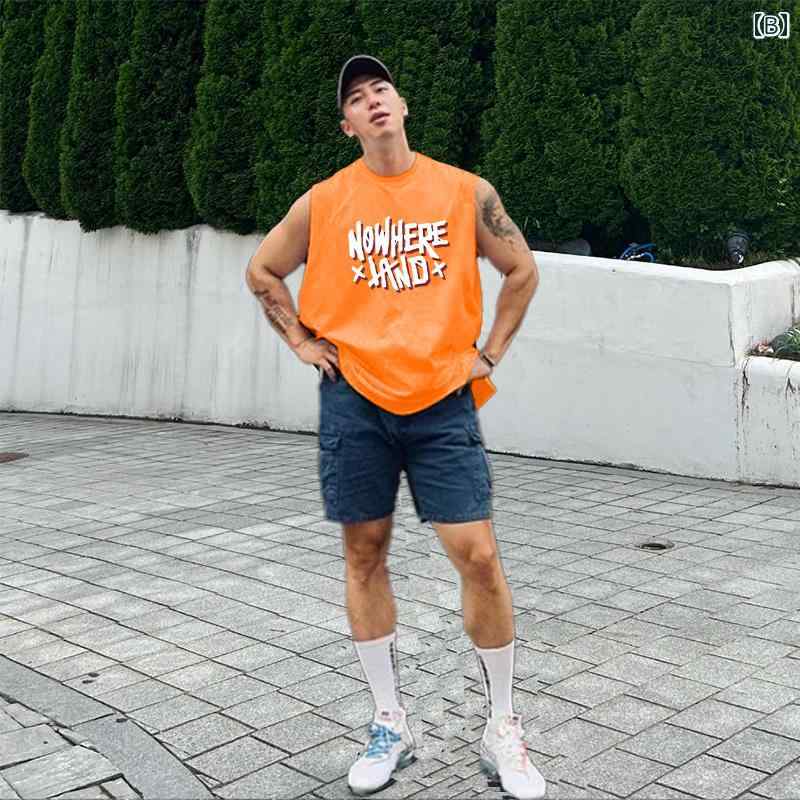 メンズ ベスト フィットネス ノースリーブ シャツ スポーツ チョッキ カジュアル トップスス 夏 アメリカン