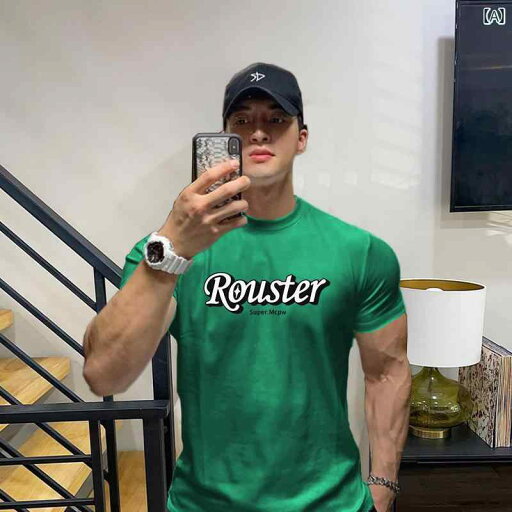 メンズ 通気性 快適 Tシャツ 夏 ラウンドネック 吸汗性 トレーニング ウェア プリント スポーツ フィットネス 半袖 ストレッチ メンズ 通気性 快適 Tシャツ 夏 ラウンドネック 吸汗性 トレーニング ウェア プリント スポーツ フィットネス 半袖 ストレッチ