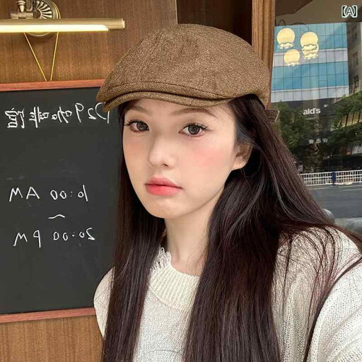 ハンチング 帽子 メンズ レディース ストリート レトロ ハット ファッション ブラウン ブラック ベージュ 韓国 ハンチング 帽子 メンズ レディース ストリート レトロ ハット ファッション ブラウン ブラック ベージュ 韓国