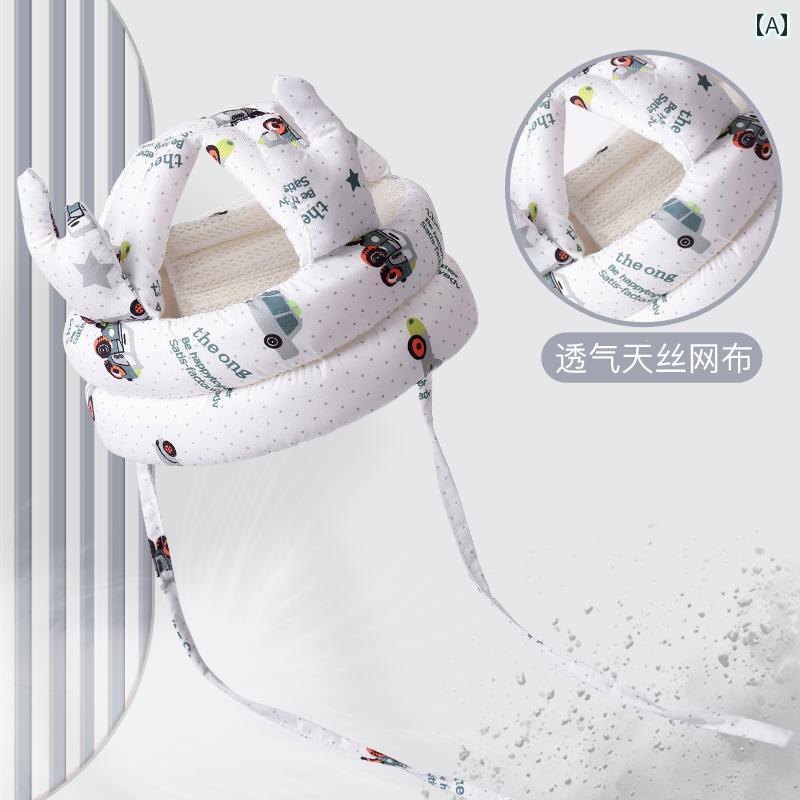 ベビー ヘッドガード 赤ちゃん 転倒防止 頭 保護 っつん セーフティ グッズ テクター ヘルメット 子供 帽子 夏