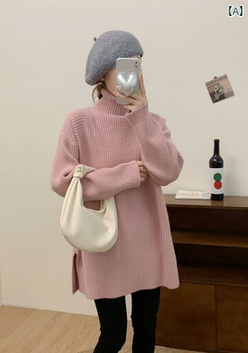 トップス レディース おしゃれ カジュアル ハイネック セーター 冬 韓国新 スリット レングス ニット シャツ トップス レディース おしゃれ カジュアル ハイネック セーター 冬 韓国新 スリット レングス ニット シャツ