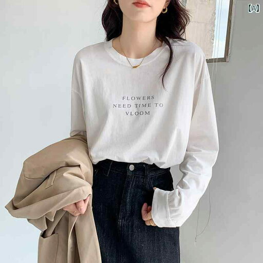 トップス レディース カジュアル おしゃれ 春秋冬服 Tシャツ 綿 長袖 Tシャツ 厚手 白 起毛 シャツ トップス レディース カジュアル おしゃれ 春秋冬服 Tシャツ 綿 長袖 Tシャツ 厚手 白 起毛 シャツ