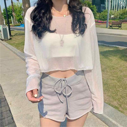 レディース トップス カジュアル おしゃれ 日焼け シャツ プルオーバー ショート 丈 薄手 涼しい 涼しい ハイウエスト おへそ出し 透け感 ス シャツ チョッキ 日焼け 服 ショール レディース トップス カジュアル おしゃれ 日焼け シャツ プルオーバー ショート 丈 薄手 涼しい 涼しい ハイウエスト おへそ出し 透け感 ス シャツ チョッキ 日焼け 服 ショール