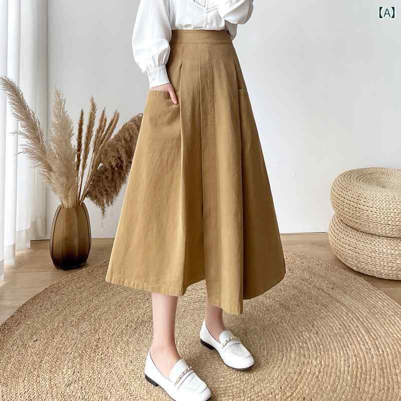 レディース スカート おしゃれ 通勤 オフィス カジュアル デート 女子会 ファッション 秋 丈 イレギュラー スリム オフィス ハイウエスト aライン 裾が 大きく アンブレラ