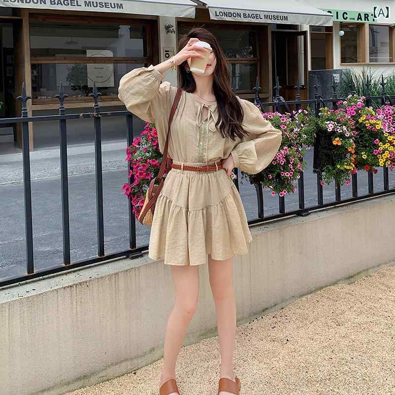 レディース ファッション カジュアル おしゃれ デート 女子会 普段使い 寒くて ユニーク 春秋 カジュアル セット ショート スカート セット