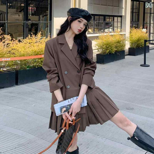 レディース ファッション カジュアル おしゃれ デート 女子会 普段使い レトロ カレッジ 秋 ジャケット プリーツスカート 2点 セット レディース ファッション カジュアル おしゃれ デート 女子会 普段使い レトロ カレッジ 秋 ジャケット プリーツスカート 2点 セット