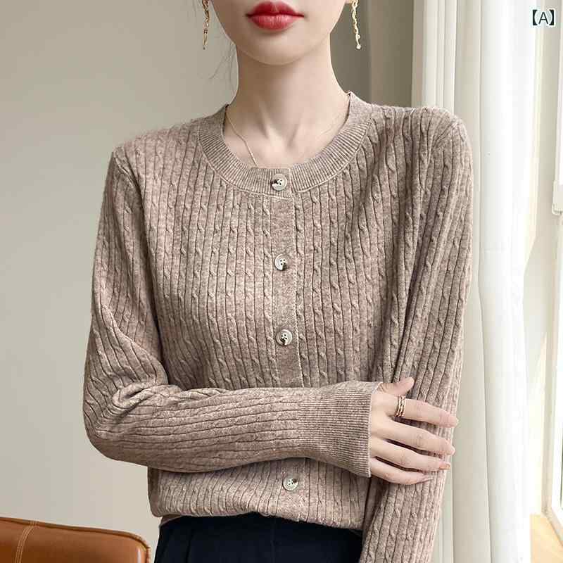 レディース トップス おしゃれ カジュアル 上品 普段使い アンカー レッド セーター 美 形 秋 セーター..