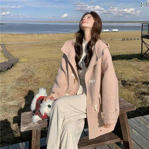 アウター レディース カジュアル おしゃれ 普段使い トグルボタン コート 冬 韓国 フード カレッジ シック ウール コート アウター レディース カジュアル おしゃれ 普段使い トグルボタン コート 冬 韓国 フード カレッジ シック ウール コート