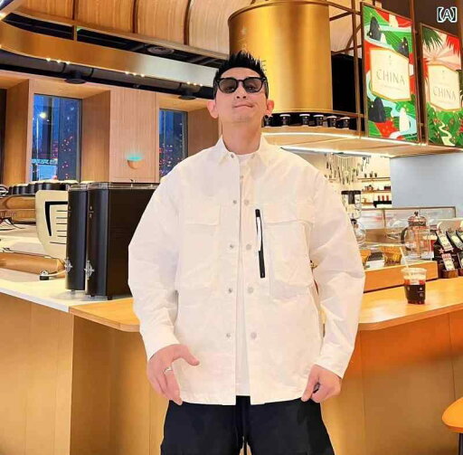 メンズ トップス カジュアル ファッション おしゃれ トレンディ 春秋 イン 快適 無地 長袖 シャツ トレンド ファッション ジャケット メンズ トップス カジュアル ファッション おしゃれ トレンディ 春秋 イン 快適 無地 長袖 シャツ トレンド ファッション ジャケット