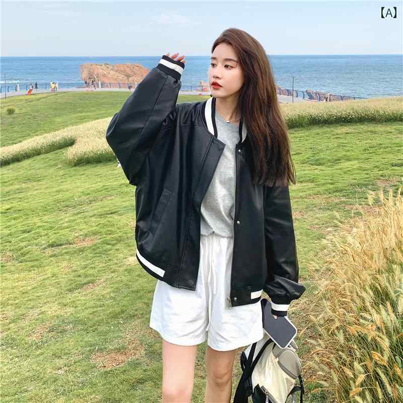 アウター レディース カジュアル おしゃれ 普段使い オートバイ レザージャケット レトロ 春秋 ショート ファッション ジャケット トレンド