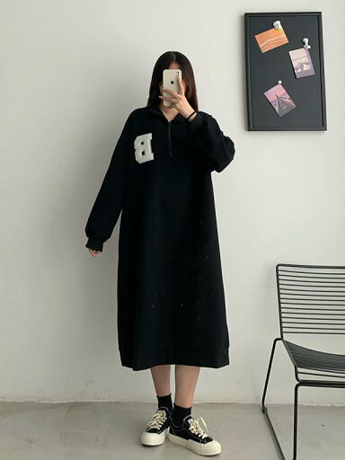 ワンピース レディース カジュアル デート おしゃれ 大きめサイズ 韓国 体型カバー スウェットシャツ ドレス ロング 膝上 大きめサイズ スリム カジュアル ドレス ワンピース レディース カジュアル デート おしゃれ 大きめサイズ 韓国 体型カバー スウェットシャツ ドレス ロング 膝上 大きめサイズ スリム カジュアル ドレス