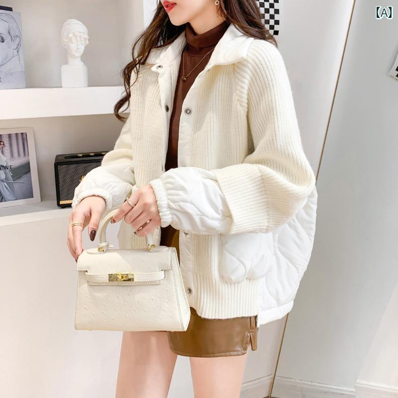 アウター レディース カジュアル おしゃれ 普段使い 秋冬 ショート ゆったり セーター ジャケット カーディガン トレンド