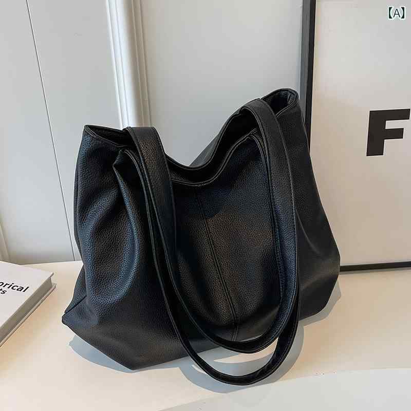 レディース バッグ 普段使い おしゃれ 高校生大容量 ソフト レザートート ショルダートート クラス