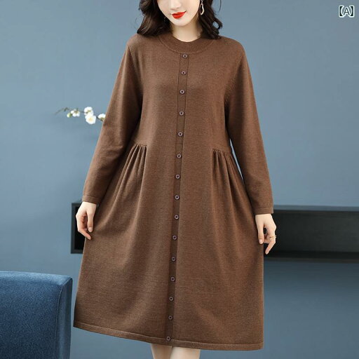ワンピース レディース 上品 通勤 オフィス カジュアル 婦人服 秋冬 ロング 膝上 セーター ドレス 大きめサイズ ウール スカート ニット ドレス ワンピース レディース 上品 通勤 オフィス カジュアル 婦人服 秋冬 ロング 膝上 セーター ドレス 大きめサイズ ウール スカート ニット ドレス