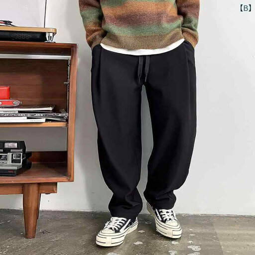 ズボン メンズ カジュアル おしゃれ パンツ 黒 春秋 トレンディ ストレッチ スウェット ズボン メンズ カジュアル おしゃれ パンツ 黒 春秋 トレンディ ストレッチ スウェット
