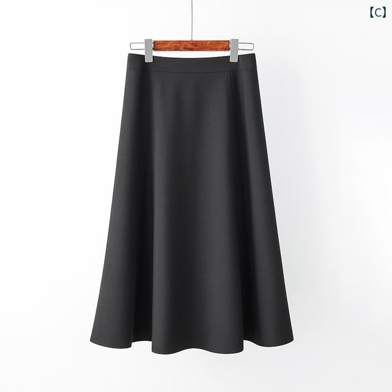 おうち健康生活のスカート レディース おしゃれ 上品 カジュアル デート 女子会 春 新 ハイウエスト アンブレラ 膝上 レングス aライン ドレープ｜アングル3