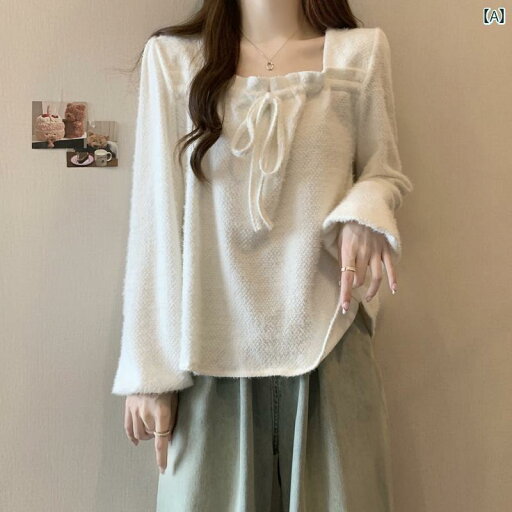 大きめサイズ レディース トップス カジュアル おしゃれ デート 女子会 普段使い 婦人服 スリム 体型カバー Tシャツ 鎖骨 スクエアネック 秋冬 ガール 長袖 ボトム シャツ 大きめサイズ レディース トップス カジュアル おしゃれ デート 女子会 普段使い 婦人服 スリム 体型カバー Tシャツ 鎖骨 スクエアネック 秋冬 ガール 長袖 ボトム シャツ