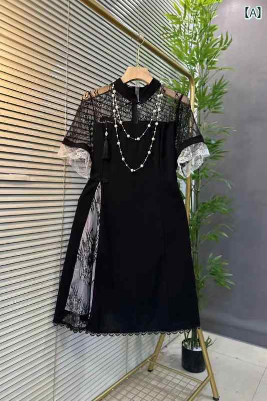 大きめサイズ レディース おしゃれ ファッション カジュアル フェミニン 上品 デート 女子会 夏 エスニック 体型カバー スリム チャイナ ドレス