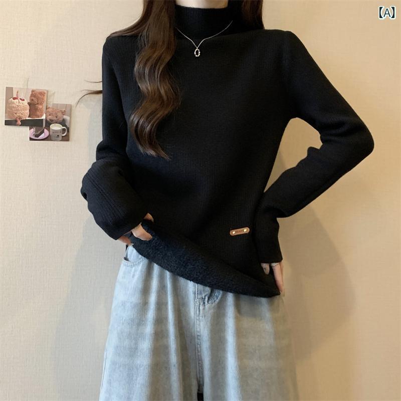 大きめサイズ レディース おしゃれ ファッション カジュアル デート 女子会 普段使い 秋冬 起毛 厚手 ワンピース 起毛 セーター スリム ニット ボトム シャツ トップス