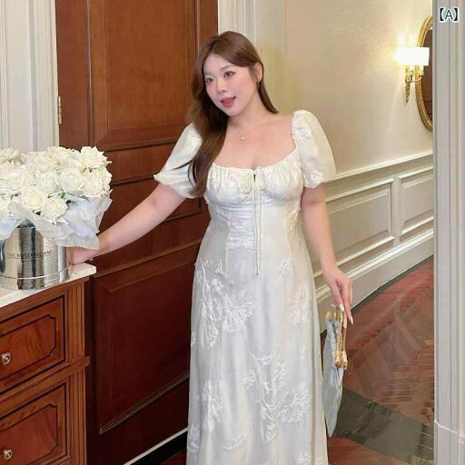 大きめサイズ レディース おしゃれ ファッション 上品 フェミニン デート 女子会 普段使い フレンチ レトロ 刺繍 ドレス 太い 優しい ワンショルダー ツー ウェア ホワイト ドレス 大きめサイズ レディース おしゃれ ファッション 上品 フェミニン デート 女子会 普段使い フレンチ レトロ 刺繍 ドレス 太い 優しい ワンショルダー ツー ウェア ホワイト ドレス