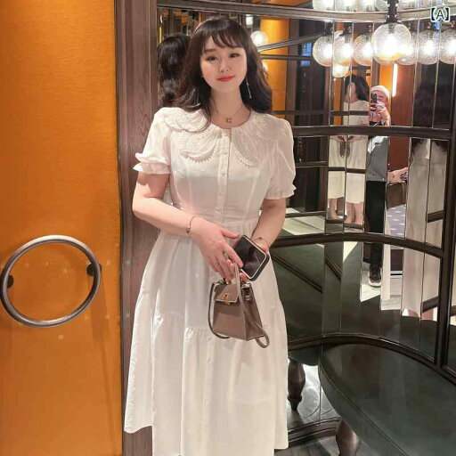 大きめサイズ レディース おしゃれ ファッション 上品 フェミニン デート 女子会 普段使い 人形 襟 ハイウエスト ロング スカート 夏新 白 月光 フェアリー ドレス スーパー フェアリー 優しい フレンチ 大きめサイズ レディース おしゃれ ファッション 上品 フェミニン デート 女子会 普段使い 人形 襟 ハイウエスト ロング スカート 夏新 白 月光 フェアリー ドレス スーパー フェアリー 優しい フレンチ