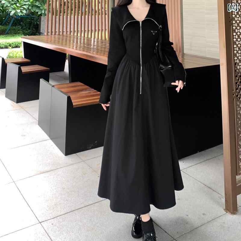 大きめサイズ レディース おしゃれ ファッション カジュアル 上品 フェミニン デート 女子会 普段使い 秋冬 小柄 服 チャイナ風 スリム フランス ドレス