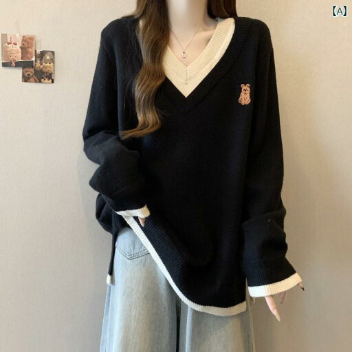 大きめサイズ レディース おしゃれ ファッション カジュアル 上品 フェミニン デート 女子会 普段使い 体型カバー 右 肩 Vネック フェイク セットアップ 刺繍 セーター 秋冬 体型 カバー ゆったり スリム セーター 大きめサイズ レディース おしゃれ ファッション カジュアル 上品 フェミニン デート 女子会 普段使い 体型カバー 右 肩 Vネック フェイク セットアップ 刺繍 セーター 秋冬 体型 カバー ゆったり スリム セーター